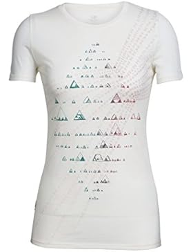 Icebreaker Damen Tech Lite Short Sleeve Crewe Diamond Burst T-Shirt