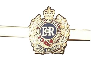 HUNTING AND MILITARY STORE Royal Corps of Engineers Regimental Military Tie Clip