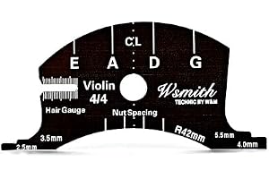 Alnicov Violin Broar Reparation Referensverktyg Greppbräda Skrapa Gör Mall Verktyg 4/4