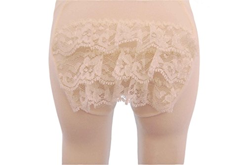 PEX Frilled Bum Tights, Baby Girls 0-18 Months White. (6-12 Months)
