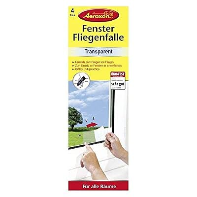 Aeroxon Piège à mouches pour fenêtres d'Aeroxon paquet de 4 boites, 3 x 4 pièces