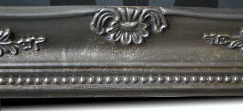 Spiegel Wandspiegel Flurspiegel ISABELLA antik silber Barock 46,5 x 37 cm - 3