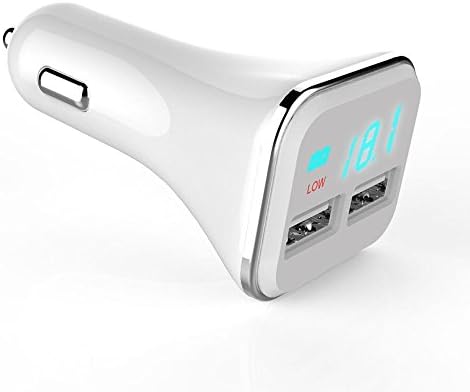 Car chargerDual USB car charger LCD Digital voltage display *2pcs