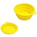 Produktbild philna12 gelb tragbar Pet Hund Futter/Wasser Faltbare Schüssel für Reisen (1 PC)