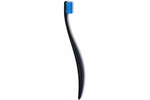 promis brush ekologiczna szczoteczka do zębów z surowców odnawialnych | bioplastik | miękkie włosie 6750 | opakowanie z recyklingu | wyprodukowana w Niemczech | włoski design (singlepack, black ocean)