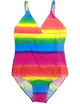 Surfit, Costume da bagno Intero Bambina a righe, con pannolino integrato, Multicolore (Mehrfarbig - multicolour...