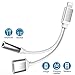 Price comparison product image Headphone Dongle for iPhone X Adapter for iPhone 8/8 Plus for iPhone 7 and 3.5mm Jack Adapter for iPhone XS/XR Earphone AUX Audio Splitter Accessories Connector Cable Music Support to iOS 12 System