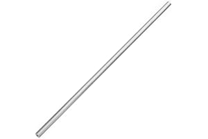 MroMax Tube rond en aluminium 6063, longueur 300 mm, diamètre extérieur 8 mm, diamètre intérieur 3 mm, tube droit en aluminium argenté