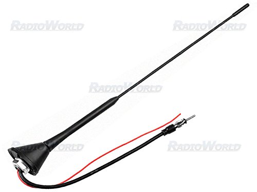 Universal Roof Mount Active Amplified FM + AM Radio Car Aerial Antenna Mast