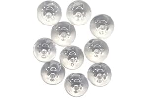 FISHIN ADDICT Glass Beads for Lure Fishing - 4mm, 6mm, 8mm | Pack of 10 Beads