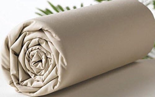 Jersey Fitted Sheet 140 x 190 cm Maxi Pads Stretchy Cotton Linen