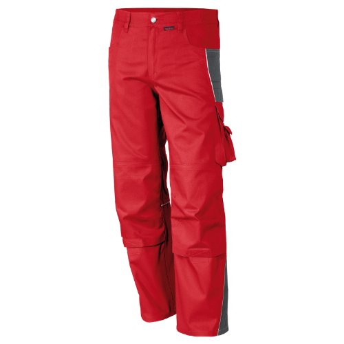 Preisvergleich Produktbild Qualitex - Bundhose PRO MG 245, ROT / GRAU, 24