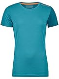 Ortovox Sportbekleidung Ortovox Merino 185 Rock \'n \'Wool Short Sleeve W Thermo-Shirt, Damen XS Aqua