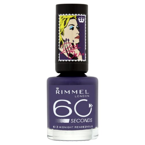 Rimmel London 60 Seconds Nail Polish by Rita Ora, Midnight Rendezvous