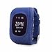Produktbild Leydee Smart Watch Baby Watch Kind Safe Finder GPS Telefon mit 0,96 Zoll OLED Bildschirm SIM Karte SOS Anrufe Voice Chat Armbanduhr GPS Locator Tracker Anti-Lost Kinder Monitor für iOS Android , blue