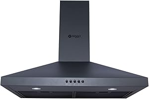 Wiggo WE-E543R(GB) - Cappa aspirante a parete - 50cm - Grigio