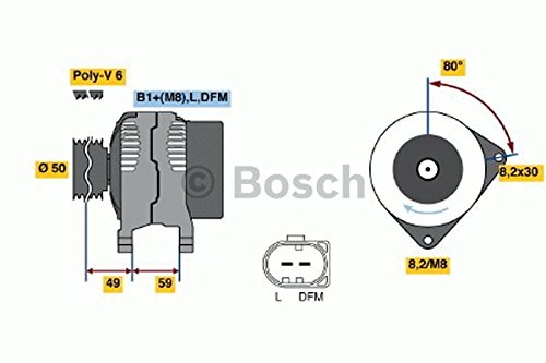 Preisvergleich Produktbild BOSCH 0986041310 Generator