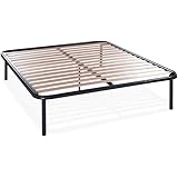 Farmarelax - Rete Letto Ortopedica Ferro e Faggio 80X190, Ortopedica, Struttura in Ferro, Doghe in Legno di Faggio, Resistent