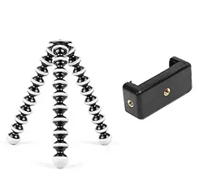 Kamron Flexible Multi Functional Gorilla Tripod 15 Inch (Size : XL) with Universal Holder Foldable Octopus Mini Tripod Stand for Mobile Camera, DSLR, Smartphone and Action Camera