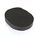 TOOGOO(R) Soft Facial Face Wash Cleansing Sponge Puff Pad Makeup Remover Black