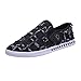 Price comparison product image FeiBeauty  Mens Shoe Tree Brett Canvas Slip On Wider Fit Plimsoll Pump Trainer Slipper Deck Shoe Size 6-8.5 Black