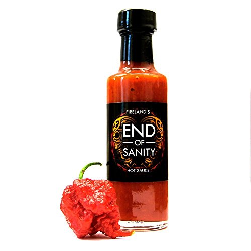 FIRELAND FOODS End of Sanity (Carolina Reaper) Hot-Sauce 200.000 SCU, 100ml