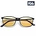 Price comparison product image US Patent-Melanin! Viscare Anti Blue Light Blocking Filtering Computer Gaming Reading Reader Glasses Clip On for Eye Fatigue Strain Relief Anti-Glare Radiaton Sleep Better UV400