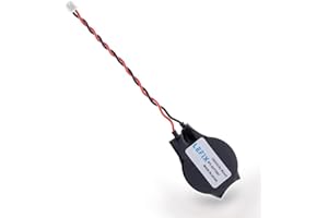 LeFix Batterie CMOS RTC CR2032 compatible avec DELL D830 E6530 N4050 E7270 ; pour HP CQ41 8440p G4 ; ASUS S56 X611 ; pour Samsung R467 R458, noir