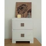 Table de chevet blanche, sur commande