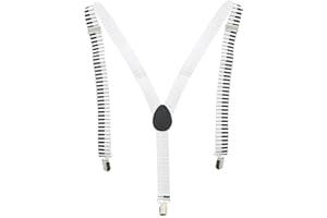 Nathnic® Unisex Adults Kids Adjustable BRACES SUSPENDERS Belt Y-Back Clip On Fancy Dress With Strong Metal Clip One Size