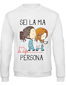 Felpa girocollo Sei la mia persona