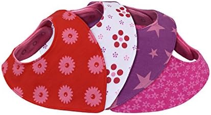 Lilly and Ben® Dribble Baby Bandana Bibs Girl-s - Highly Absorbent and Soft - Cute New Gift-s