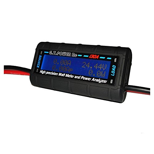 GTPower RC Power Analyzer Watt Meter fuer Spannung (V), Strom (A), Power (V), Kapazitaet (Ah), und Energie Mess 130Amps - 2