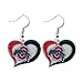 Produktbild Ohio State University Strudelherzen Ohrringe