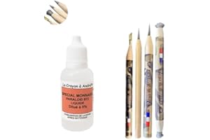 MDD Set 4 crayons grattoirs + Paraloid B72