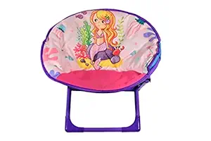 Olympia Games And Toys Child Size Portable Folding Picnic and Home Used Moon Chair for Boys & Girls (Mermaid)