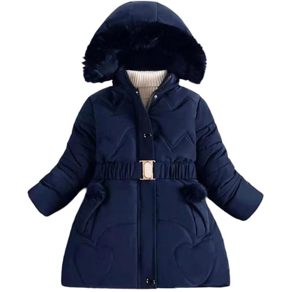 A2Z 4 Kids® Children's Girls Hooded Jacket Faux Fur Rainbow Coat Parka School Outdoor Jacket New Age Age Age 2 3 4 5 6 7 8 9 10 11 12 13 Years, Rainbow Fur Black