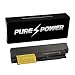 Produktbild PUREPOWER® EXTENDED Laptop Akku für Lenovo IdeaPad T400 6473-41U (10.8V, 6600 mAh, schwarz, 9 Zellen)