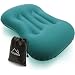 Produktbild CampTeck U6846 aufblasbares Camping Kissen (43 x 30 cm) für Reisen, Campen, Wandern, Backpacking, Jagen, Fischen, Strand und vieles weitere - mit Tragetasche - Blau