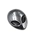 Phenovo Silver Full Metal 3D Alien Head Auto Logo Sticker Badge Emblem Car Decals RS.335.00