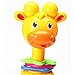 Fajiabao Birthday Gifts for Kids Baby Gifts Funny Rotary Giraffe with Colorful Balls and Loops for Early Educational Learning