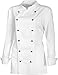 Produktbild BP Koch-Jacke für Damen - Lieferung ohne Knöpfe - langarm - weiß - Größe: 48