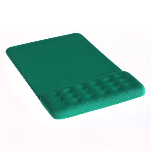 HIMRY Handgelenkauflage Mouse pad mit Gel Handgelenkunterlage Mouse pad mit Gel, Gel Mauspad, Textil, Grün, KXC5101 green - 4