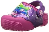 Außenmaterial: Gummi Crocs Fun Lab Lights Clog Kids, Unisex - Kinder Clogs, Mehrfarbig (Multi Stars), 25/26 EU