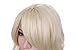 Womens Light Blonde Fashion Natural Full Curly Cosplay Party Wig