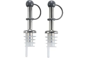 Metaltex 257100 KD12042 FlaskPOURERS 2/PK, Rostfritt stål