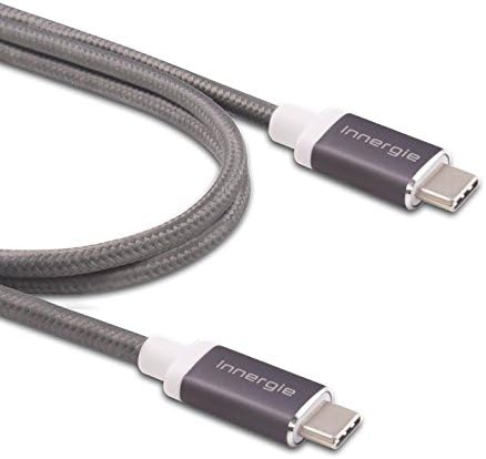 Innergie Magic Cable USB Type C 3, Charge and Sync Cable for all USB devices – Type C to Type C, Colour: Gold – 1 Metre grey