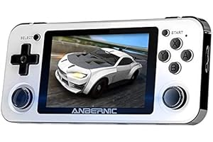 ANBERNIC RG351P Console di Giochi Portatile , Console di Giochi Retro OpenDingux Tony System , Free with 64G TF Card Built-in 2500 Classic Giochi - White