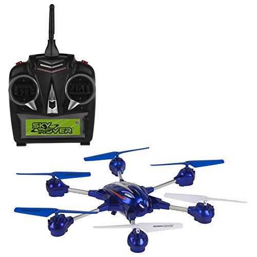Sky Rover - Hexa 6.0 con cámara, hexadron teledirigido 4 canales, color azul (ColorBaby 41834)