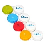 4 x Contact Lens Cases ~ Colour Coded L&R Soaking Storage Cases (Classic)